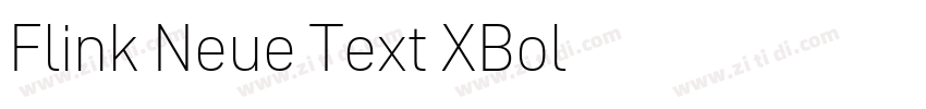 Flink Neue Text XBol字体转换